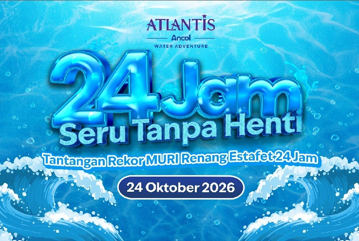 Atlantis Water Adventure Ancol Gelar Dua Aksi Pemecahan Rekor MURI dalam Perayaan Hari Renang Sedunia 2026